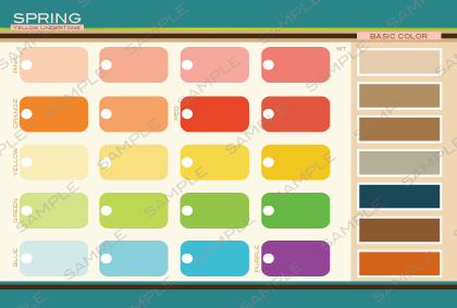 パーソナルカラー名古屋 スワッチ パーソナルカラースワッチ