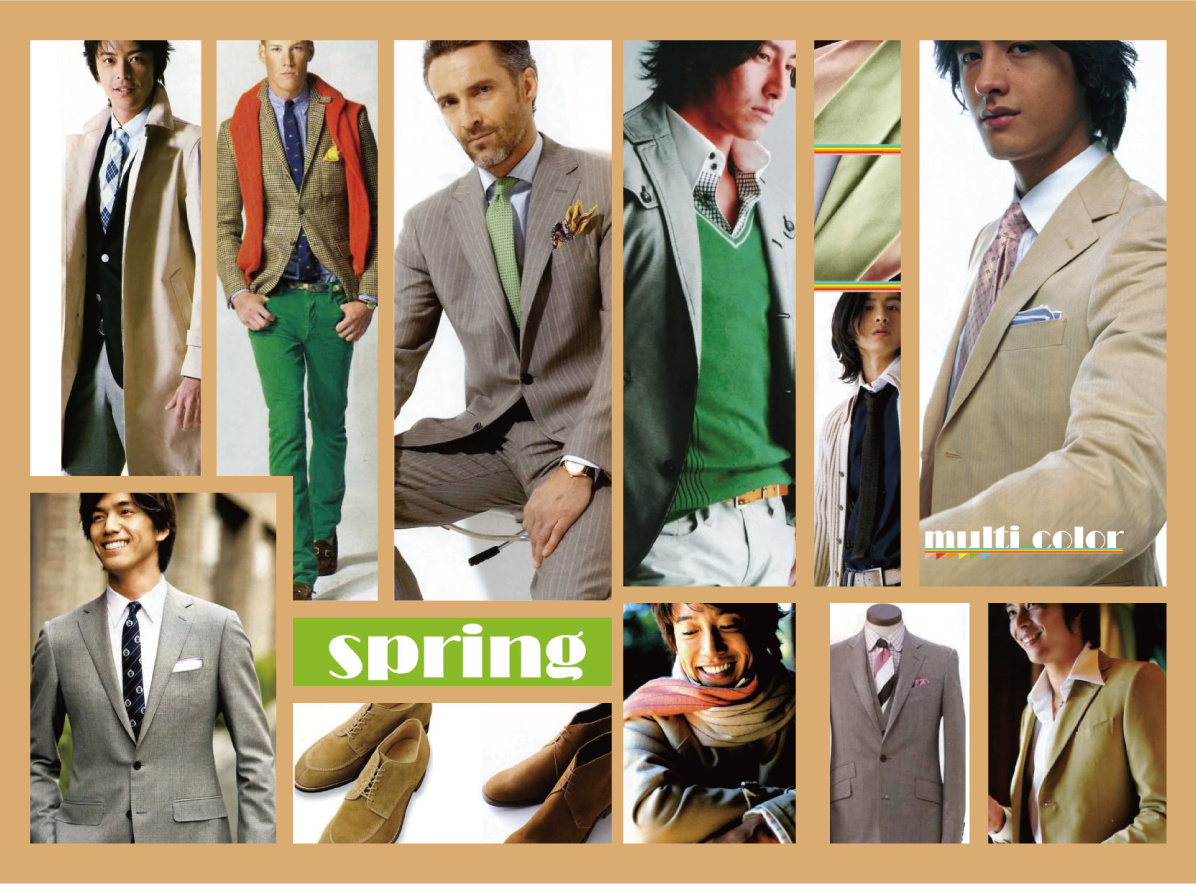 メンズパーソナルカラー スプリング